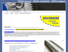 Tablet Screenshot of maximum-machines.com